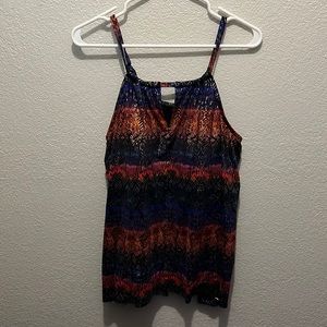 Miraclesuit tankini top, size 16